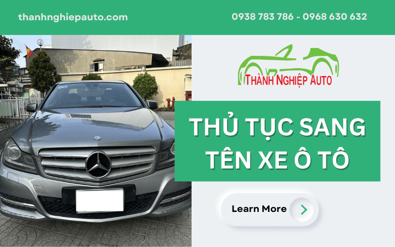 thủ tục sang tên xe ô tô