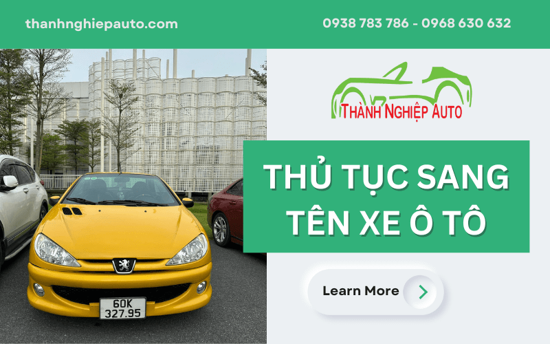 thủ tục sang tên xe ô tô